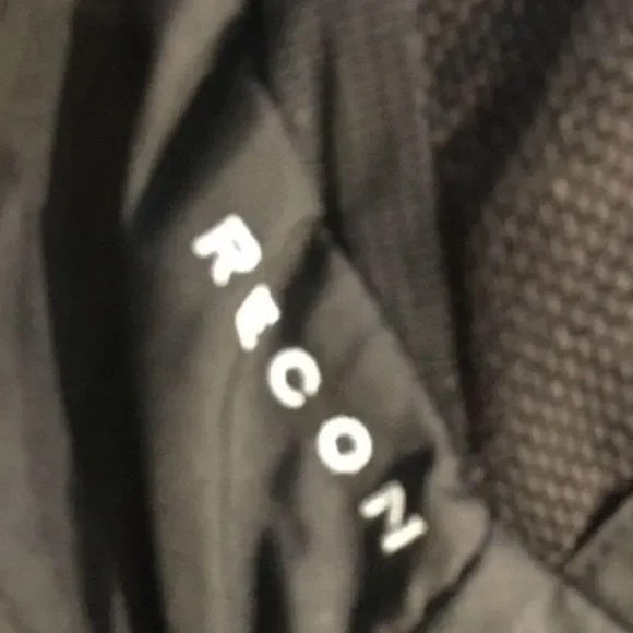 NORTH FACE Recon Black White Accents Hiking Camping School Laptop Backpack - Picture 5 of 13